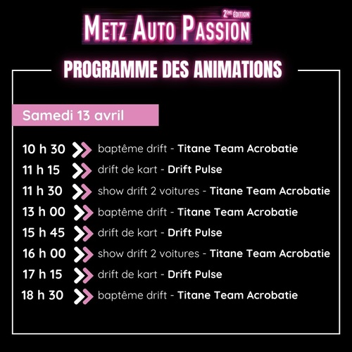 programme samedi